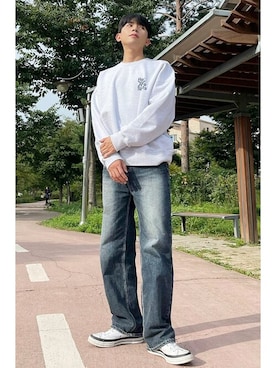 「Millo Archive（ミロ アーカイブ）のアイテム」を使った、KONVINIさん（メンズ・180cm）の冬コーディネート