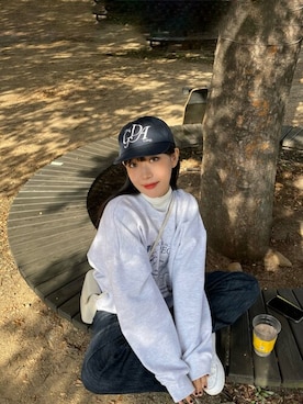 「Millo Archive（ミロ アーカイブ）のアイテム」を使った、KONVINIさん（レディース・160cm）の冬コーディネート