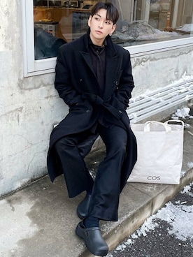 「Millo Archive（ミロ アーカイブ）のアイテム」を使った、KONVINIさん（メンズ・170cm）の冬コーディネート