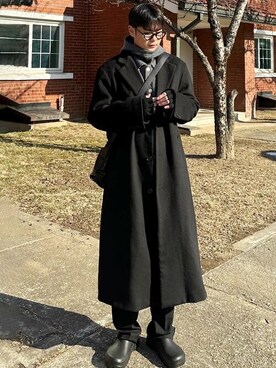 「Millo Archive（ミロ アーカイブ）のアイテム」を使った、KONVINIさん（メンズ・170cm）の冬コーディネート