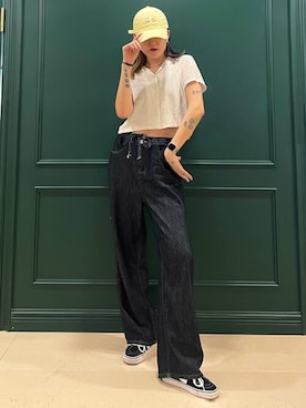 「Diamond Layla（ダイアモンドレイラ）のアイテム」を使った、KONVINIさん（レディース・160cm）の冬コーディネート
