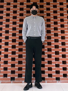 「Diamond Layla（ダイアモンドレイラ）のアイテム」を使った、KONVINIさん（メンズ・170cm）の冬コーディネート