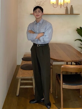 「Diamond Layla（ダイアモンドレイラ）のアイテム」を使った、KONVINIさん（メンズ・170cm）の冬コーディネート