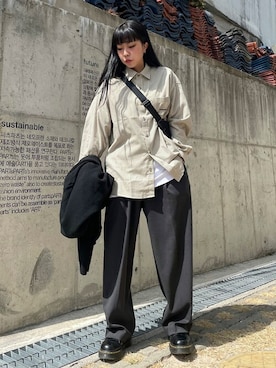 KONVINIさん（レディース・160cm）の春コーディネート