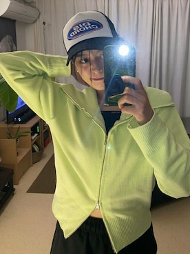 「キャップ女子」｜KONVINIさん（レディース・160cm）の夏コーディネート