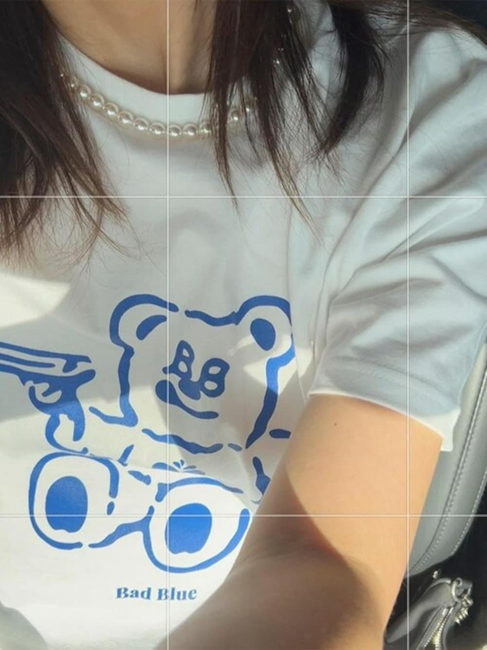 BadBlue（バッドブルー）の「【BadBlue 】BadBear Tee White（T