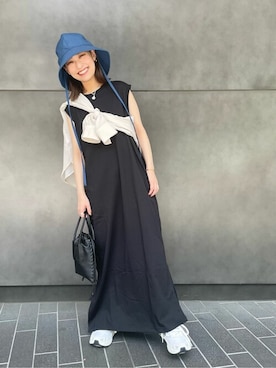 「IRIS47（イリスフォーセブン）のアイテム」を使った、nakagawaさん（レディース・149cm）の夏コーディネート