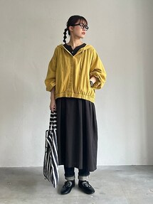 美品 ソウルベリー ミモザのブルゾン パーカー オーバーサイズ ゆったり soulberry（ソウルベリー）の「ミモザのブルゾン（ブルゾン）」 - WEAR