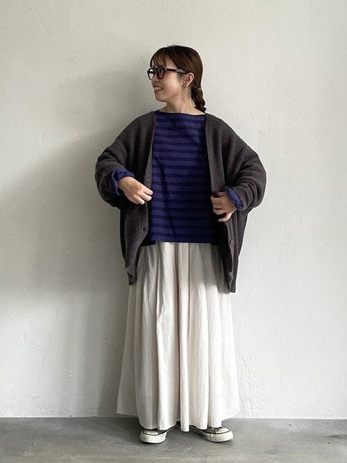 セール】夜明け前のボーダープルオーバー（シャツ/ブラウス