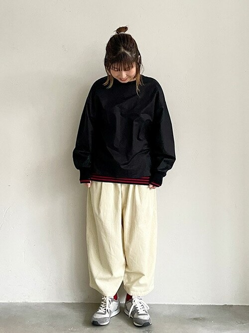 Tシャツ以上ブラウス未満な、長袖プルオーバー（シャツ/ブラウス