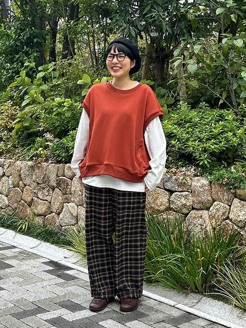 もみの木のチェックパンツ（その他パンツ）｜soulberry（ソウルベリー