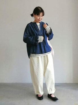 「カジュアルガーリー」｜soulberryさん（レディース・160cm）の春コーディネート