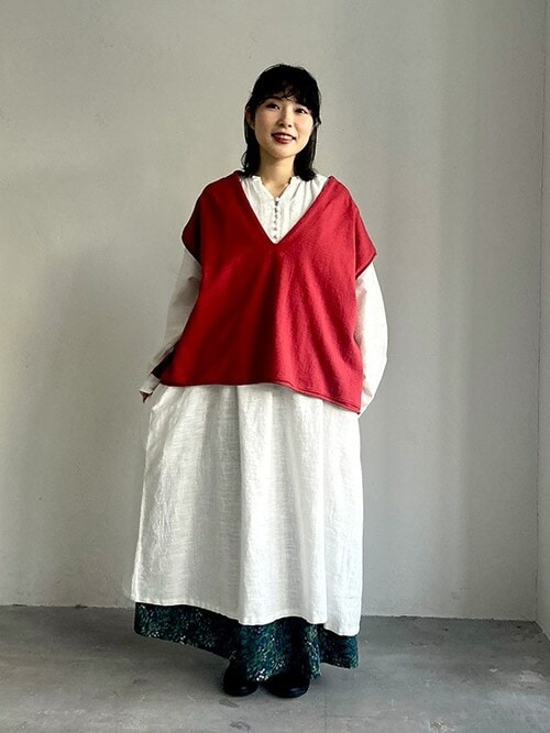 Vネックのあたりまえベスト（ベスト）｜soulberry（ソウルベリー）の