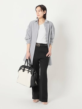 「AP STUDIO（エーピーストゥディオ）のアイテム（トップス）」を使った、YUIさん（レディース・162cm）の春コーディネート