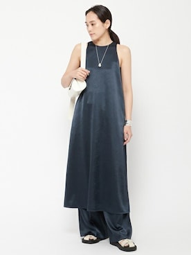 「AP STUDIO（エーピーストゥディオ）のアイテム（ワンピース/ドレス）」を使った、YUIさん（レディース・162cm）の夏コーディネート