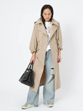 「Traditional Weatherwear」｜YUIさん（レディース・162cm）の冬コーディネート
