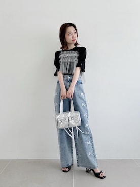 「ブルべ夏」｜nanaさん（レディース・158cm）の春コーディネート