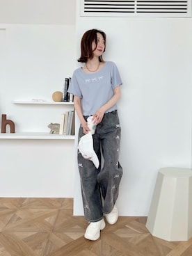 「ブルべ夏」｜nanaさん（レディース・158cm）の春コーディネート