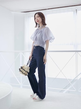 nanaさん（レディース・158cm）の夏コーディネート