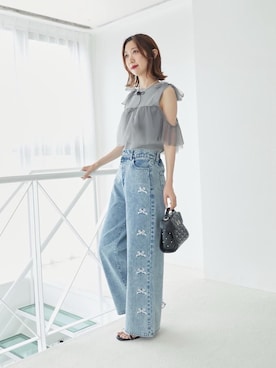 nanaさん（レディース・158cm）の夏コーディネート