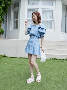 nanaさん(レディース・158cm)の夏コーディネート