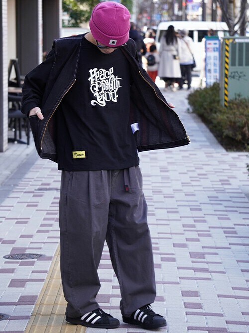 EXAMPLE BLESSING WORLDS L/S TEE（Tシャツ/カットソー）｜EXAMPLE 