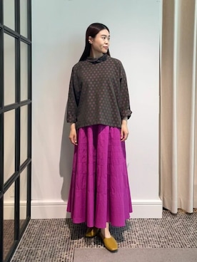 「ADIEU TRISTESSE（アデュートリステス）のアイテム（その他シューズ）」を使った、LOISIR_staffさん（レディース・157cm）の夏コーディネート