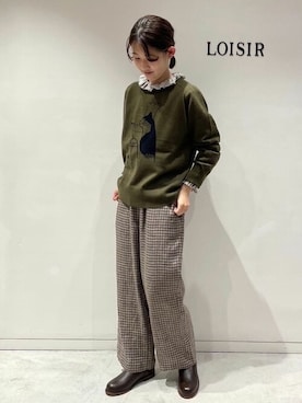 LOISIR_staffさん（レディース・165cm）の秋コーディネート