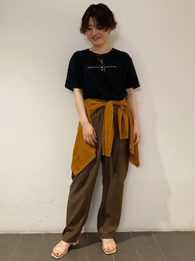 「Jugaad14（ジュガードフォーティーン）のアイテム」を使った、ayakaさん（レディース・151cm）の夏コーディネート