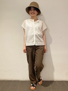 「フレンチカジュアル」｜ayakaさん（レディース・151cm）の夏コーディネート