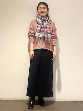 「Glen Prince（グレンプリンス）のアイテム」を使った、ayakaさん（レディース・151cm）の冬コーディネート