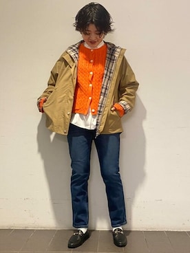 「NATIC（ナティック）のアイテム」を使った、ayakaさん（レディース・151cm）の春コーディネート