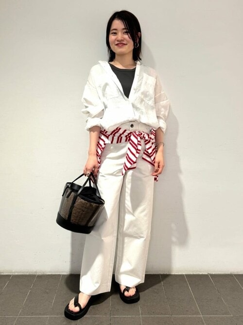 新品ヒューマンウーマン甘撚コットンチノパンツ サイズ Xスモール