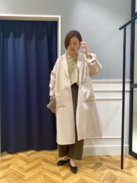 「リラックス感」｜mahoさん（レディース・167cm）の秋コーディネート
