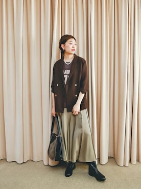 mahoさん（レディース・167cm）の秋コーディネート