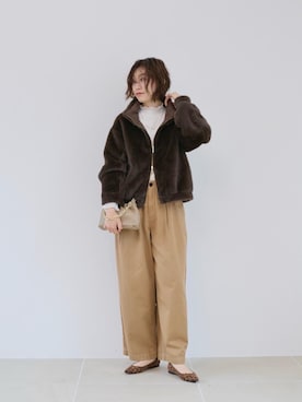 「寒い」｜mahoさん（レディース・167cm）の秋コーディネート