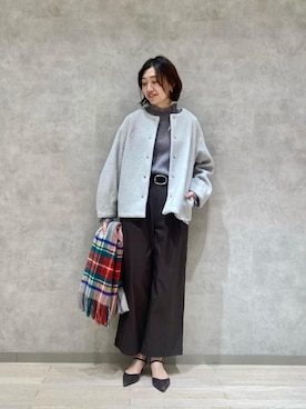 mahoさん（レディース・167cm）の冬コーディネート