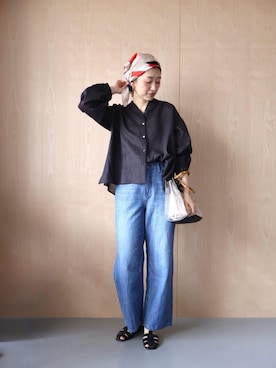 「le.coeur blanc（ルクールブラン）のアイテム」を使った、mahoさん（レディース・167cm）の春コーディネート