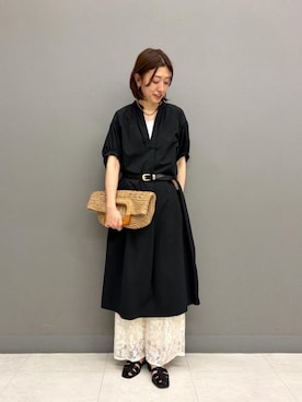 「le.coeur blanc（ルクールブラン）のアイテム」を使った、mahoさん（レディース・167cm）の春コーディネート