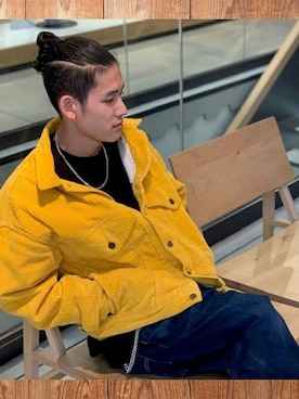 「Levi's（リーバイス）のアイテム（ブルゾン）」を使った、リーバイス STAFF MENさん（メンズ・168cm）の春コーディネート