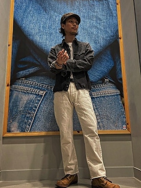 リーバイス STAFF MENさん（メンズ・178cm）の春コーディネート