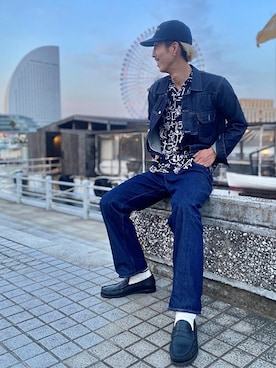 リーバイス STAFF MENさん（メンズ・180cm）の春コーディネート