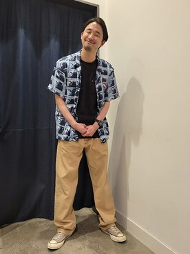 リーバイス STAFF MENさん（メンズ・180cm）の夏コーディネート