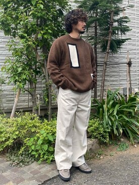 「Levi's（リーバイス）のアイテム（チノパンツ）」を使った、リーバイス STAFF MENさん（メンズ・168cm）の秋コーディネート
