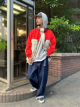 「Levi's（リーバイス）のアイテム（ブルゾン）」を使った、リーバイス STAFF MENさん（メンズ・178cm）の冬コーディネート