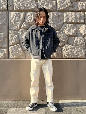 よしだ(Right-on)｜Levi'sのデニムジャケットを使った