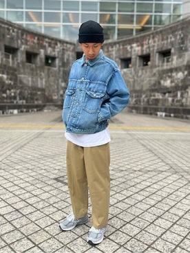 リーバイス STAFF MENさん（メンズ・173cm）の春コーディネート