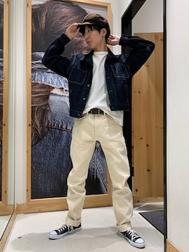 リーバイス STAFF MENさん(メンズ・173cm)の春コーディネート