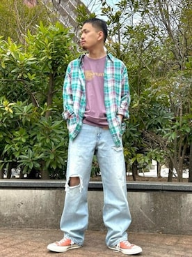 「スケートスタイル」｜リーバイス STAFF MENさん（メンズ・170cm）の春コーディネート