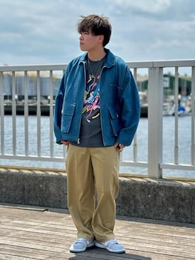 リーバイス STAFF MENさん（メンズ・165cm）の夏コーディネート